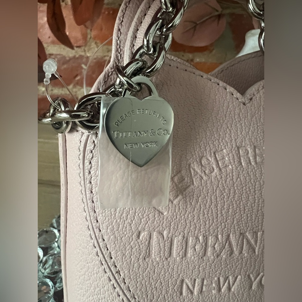 NWOT Tiffany & Co. Return to Tiffany Mini Tote Bag in Dusty Pink - Picture 6 of 17